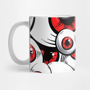 Red eyes Halloween witch Mug